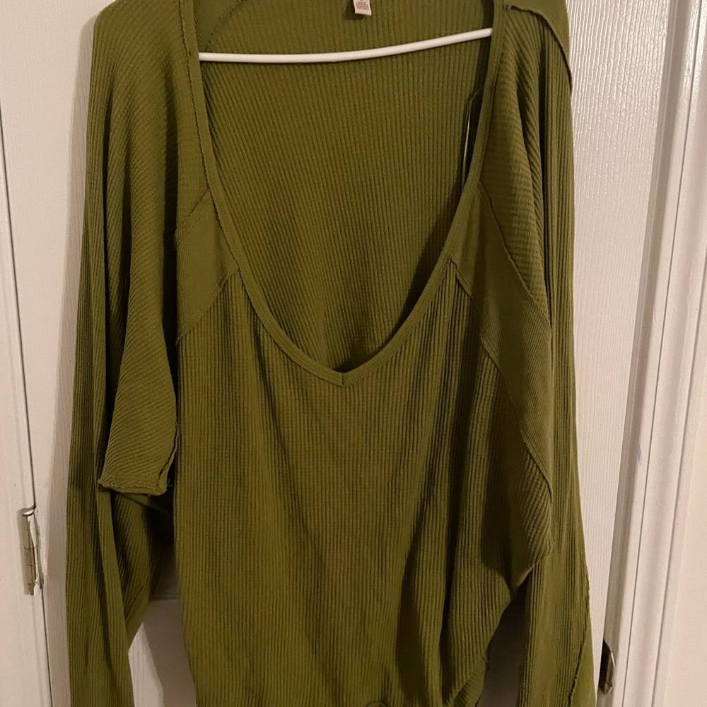 Free People rib knit top